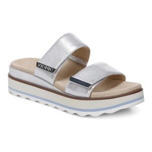 Vionic Silver Platform Sandals